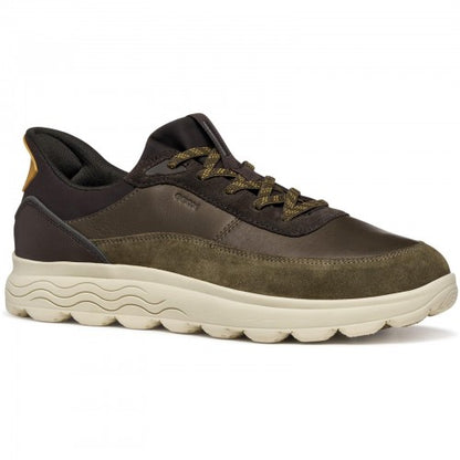 Front - Geox Mens U Spherica Plus Leather Trainers