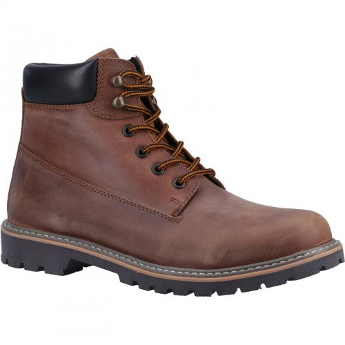 Front - Cotswold Womens/Ladies Pitchcombe Leather Ankle Boots