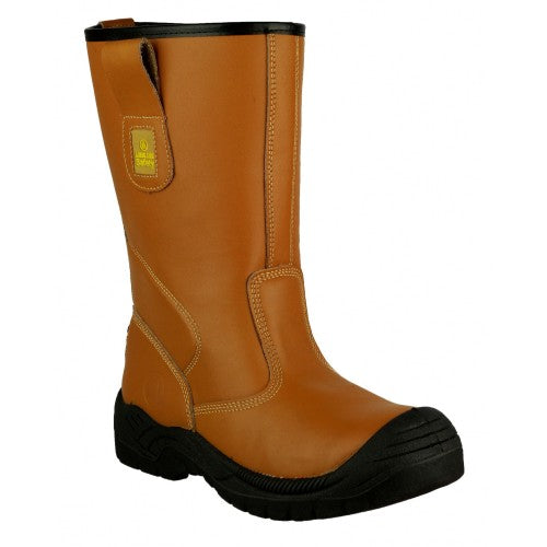 Front - Amblers Safety FS142 Safety Rigger Boot / Mens Boots