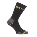 Front - Caterpillar Crew Work Sock - 3 Pair Pack / Mens Socks