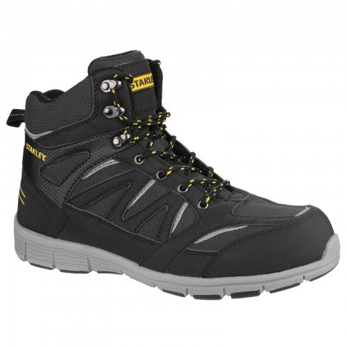 Front - Stanley Mens Pulse S1 P Sports Lace Up Safety Boot