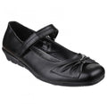 Front - US Brass Childrens Girls Claire Touch Fastening Bar Shoe