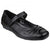 Front - US Brass Childrens Girls Claire Touch Fastening Bar Shoe