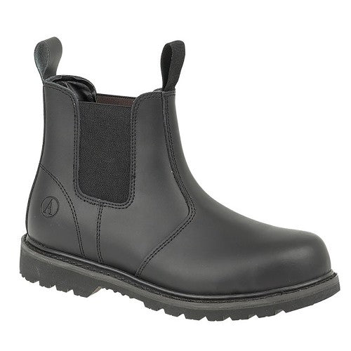 Front - Amblers Unisex Steel FS5 Pull-On Dealer Boot / Womens Mens Boots