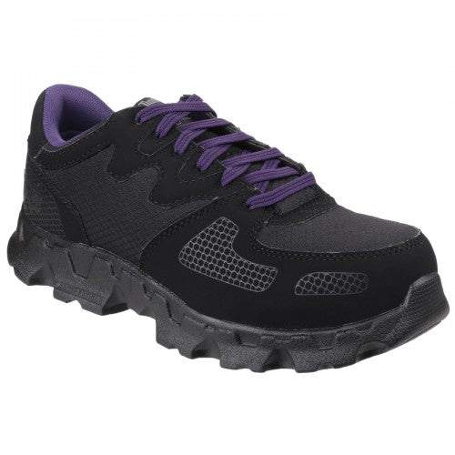Front - Timberland Pro Womens/Ladies Powertrain Low Lace Up Safety Shoes