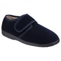 Front - Fleet & Foster Mens Sam Touch Fastening Slippers