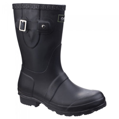 Front - Cotswold Womens Windsor Short Waterproof Wellington Boots