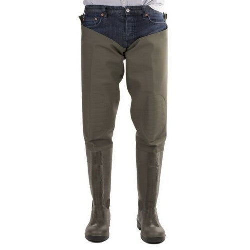 Front - Amblers Safety Unisex Adults Forth Thigh High Safety Fishing Waders