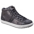 Front - Diva Womens/Ladies Steffy Metallic Sneakers