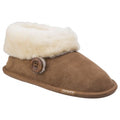 Front - Cotswold Womens/Ladies Wotton Sheepskin Soft Leather Booties