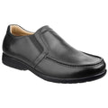 Front - Fleet & Foster Mens Gordon Dual Fit Leather Moccasin