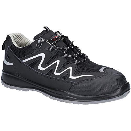 Front - Centek Unisex FS313 Extra Light Water Resistant Nubuck Leather Safety Trainer