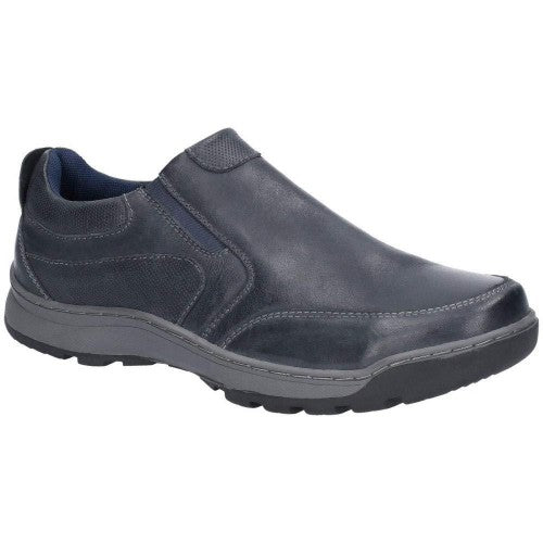 Hush Puppies Mens Jasper Slip On Leather Shoes Discounts on great Brands