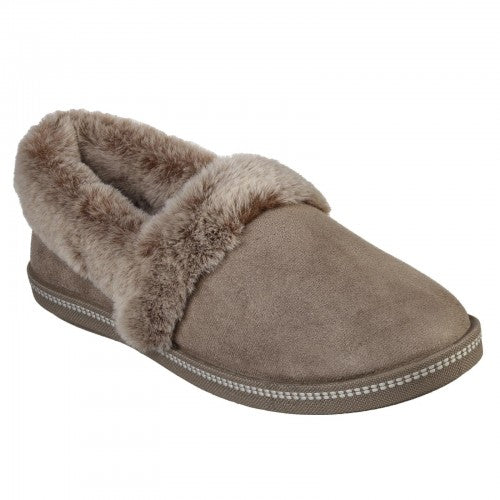 Front - Skechers Womens Fur Lined Slipper