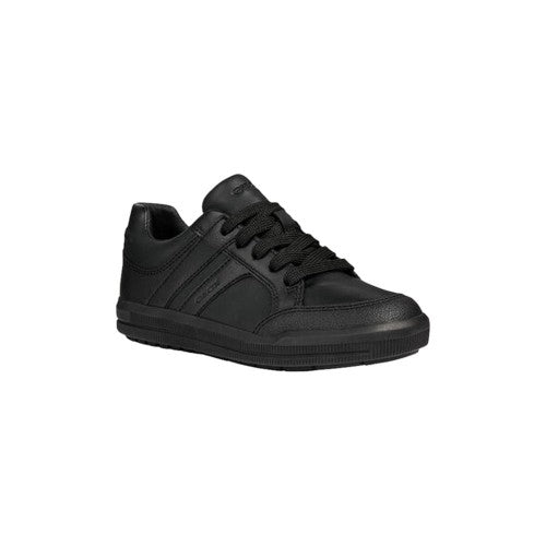 Front - Geox J Arzach B. D Leather Lace Up Trainer