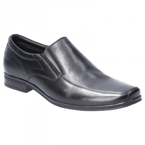 Front - Hush Puppies Mens Billy Slip On Leather Shoe