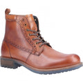Front - Cotswold Mens Dauntsey Lace Up Leather Boot