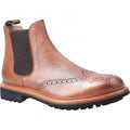 Front - Cotswold Mens Siddington Commando Elasticated Leather Dress Boot