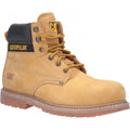 Front - Caterpillar Mens Powerplant GYW Leather Safety Boot