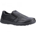 Front - Hush Puppies Mens Aaron Slip On Leather Shoe