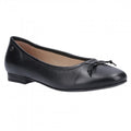 Front - Hush Puppies Womens/Ladies Naomi Slip On Leather Ballet Pump