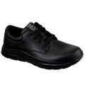 Front - Skechers Mens Flex Advantage Fourche Leather Trainers