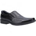 Front - Hush Puppies Boys Brody Leather Shoes