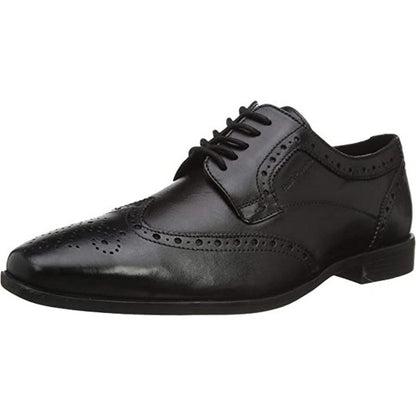 Front - Hush Puppies Mens Elliot Leather Brogues