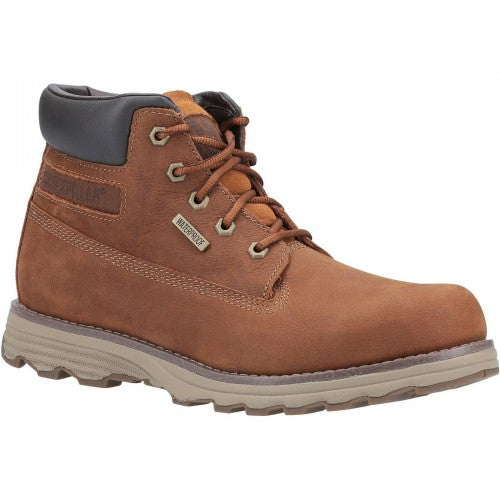 Front - Caterpillar Mens Founder Leather Boots
