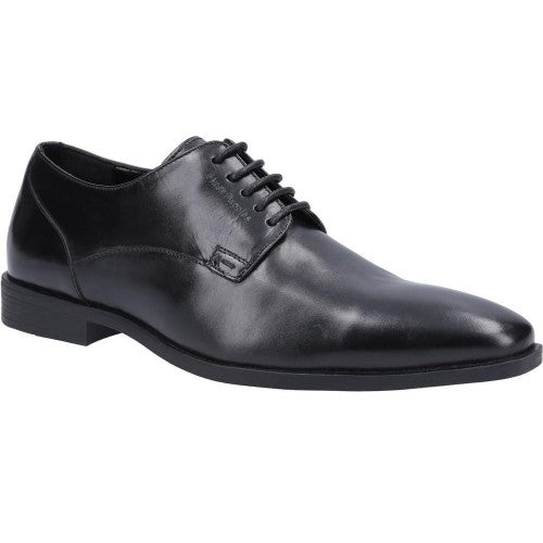 Front - Hush Puppies Mens Ezra Leather Shoes