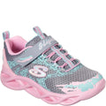 Front - Skechers Girls S Lights Twisty Brights Trainers