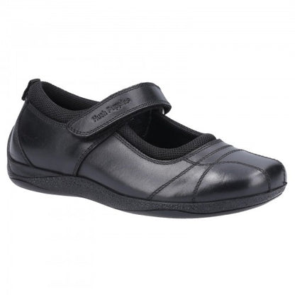 Front - Hush Puppies Girls Clara Leather Mary Janes