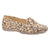 Front - Hush Puppies Womens/Ladies Margot Leopard Print Suede Loafers