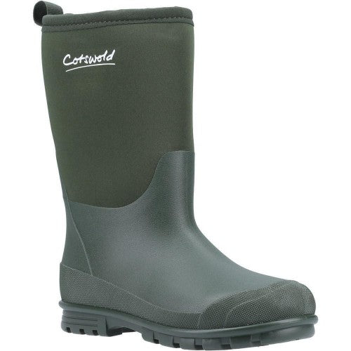 Front - Cotswold Childrens/Kids Hilly Neoprene Wellington Boots