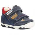 Front - Geox Boys New Balu Leather Trainers