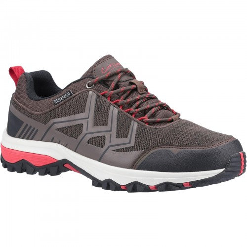Front - Cotswold Mens Wychwood Low WP Walking Shoes