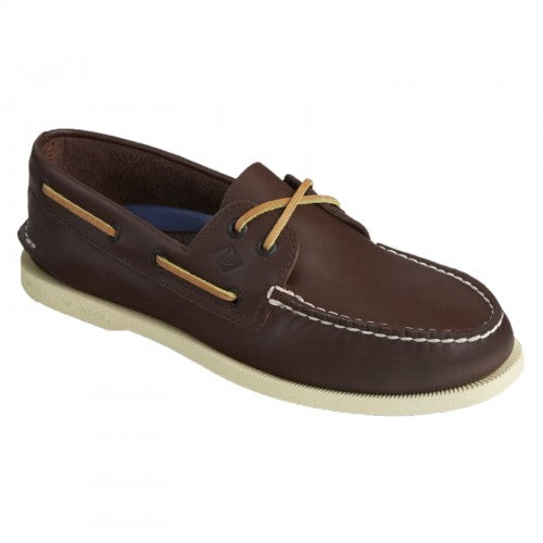 Front - Sperry Womens/Ladies Authentic Original Leather Boat Shoes