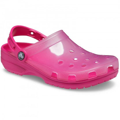 Front - Crocs Womens/Ladies Transparent Clogs