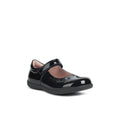 Front - Geox Girls Naimara Ballerina Patent Leather Mary Janes