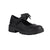 Front - Geox Girls Casey Bow Leather School Shoes