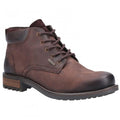 Front - Cotswold Mens Woodmancote Leather Combat Boots