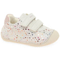Front - Geox Childrens/Kids Tutim Crawl Leather Trainers