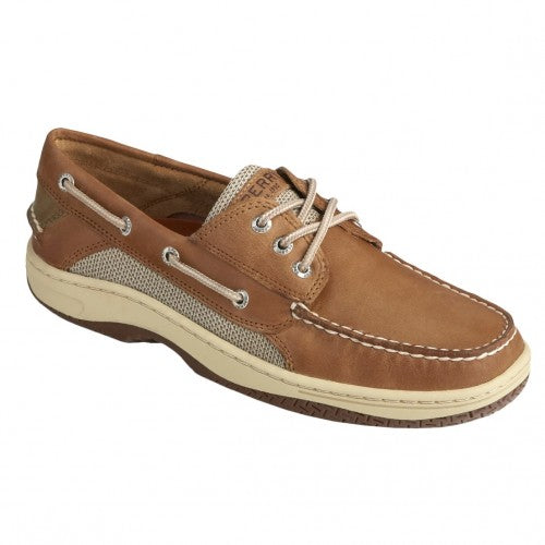 Front - Sperry Mens Billfish 3-Eye Leather Boat Shoes