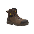 Front - Caterpillar Mens Accomplice Grain Leather Safety Boots