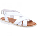 Front - Hush Puppies Womens/Ladies Collins Leather Sandals