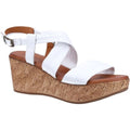 Front - Hush Puppies Womens/Ladies Monique Leather Wedge