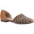 Front - Hush Puppies Womens/Ladies Leopard Print Suede Shoes