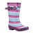 Front - Cotswold Childrens/Kids Stripe Wellington Boots