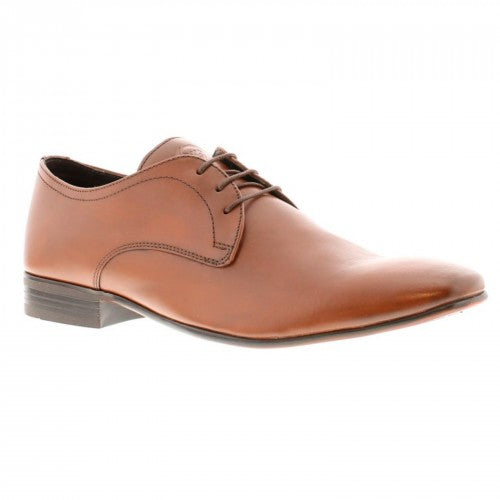 Front - Base London Mens Seymour Leather Derby Shoes