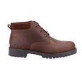 Front - Cotswold Mens Banbury Leather Ankle Boots